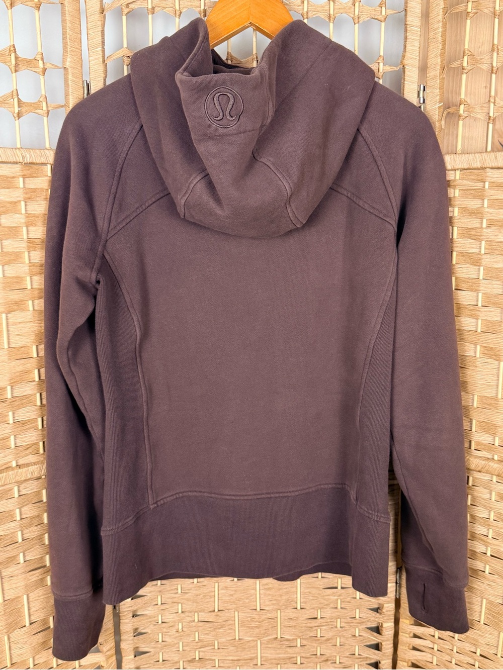 Lululemon Scuba Full-Zip Hoodie Espresso Size 10 - Picture 2 of 7